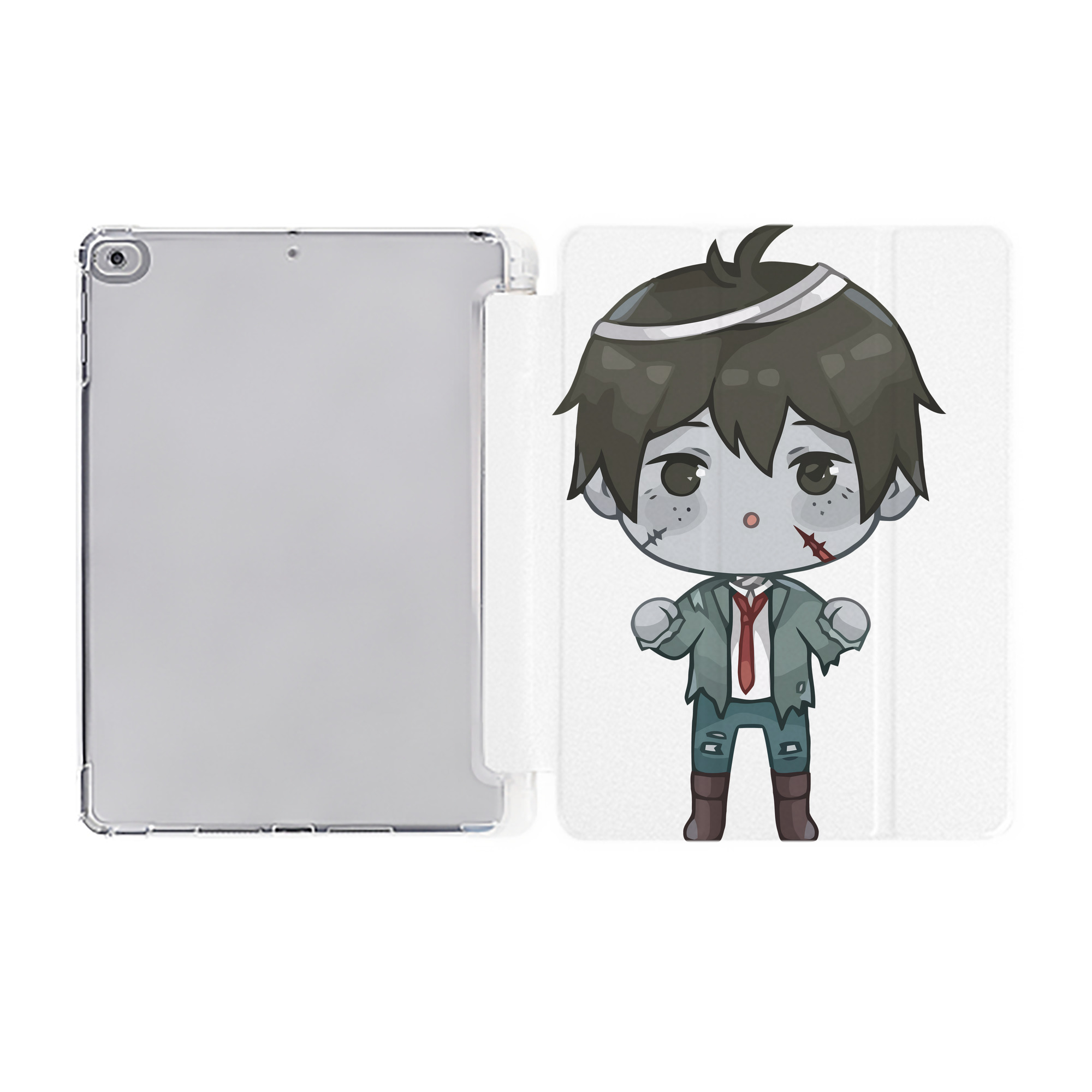 （画像用） ハイキュー!! Haikyu!! IPad ケース ペン収納付き 三つ折りスタンド PUレザー×シリコン 対応機種9.5/10.5/10.9インチ